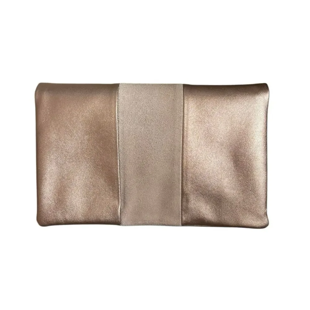 Nordstrom B.P. Rose Gold Clutch Purse